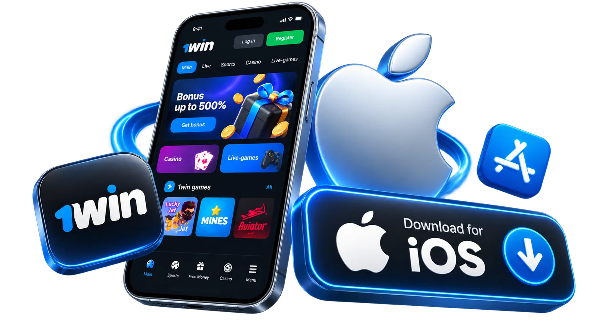 Download 1win App for iOS with smooth iPhone installation secure account access and mobile casino features